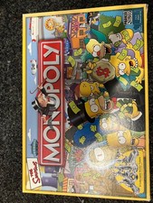 The Simpsons Monopoly Board Game by Parker Brothers - #3227