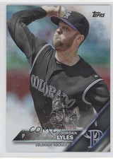 2016 Topps Rainbow Foil Jordan Lyles #375 6h5