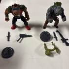 1988 TMNT Vintage BEBOP & ROCKSTEADY  100% COMPLETE! All Original!!