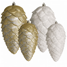 Weihnachtskugeln Tannenzapfen Indoor Outdoor Kugeln Christbaumkugeln Dekoration