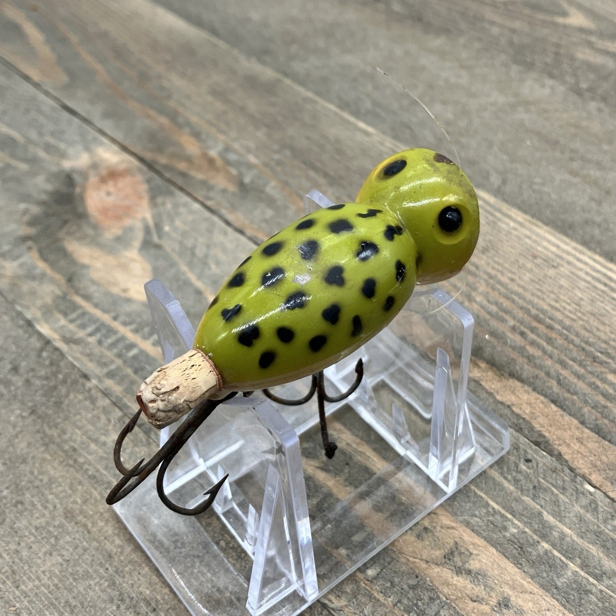 Leurre De Pêche Vintage Hula Popper – Grenouille Topwater (Collection/Restauration)