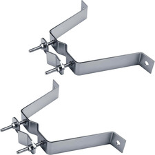 2 Pack 4  Heavy-Duty Wall Mount Pair with Brackets Lag Bolts for TV Antenna Mast