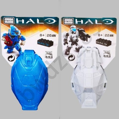 Mega Bloks Construx Halo CNJ45 CNJ46 Spartan Elite Building Block Model 2X