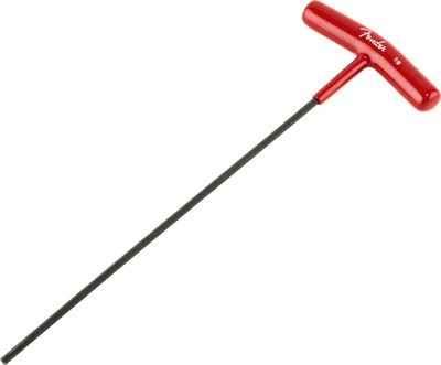 Genuine Fender Truss Rod Adjustment Wrench, ''T-Style'', 1/8'', Red
