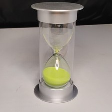 Neon Green Sand Hourglass timer 10 Minutes Cool Kids Learning Math Tool Decor