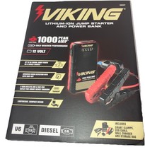 VIKING 1000 Peak Amp Lithium-Ion Jump Starter and Power Bank - 59527