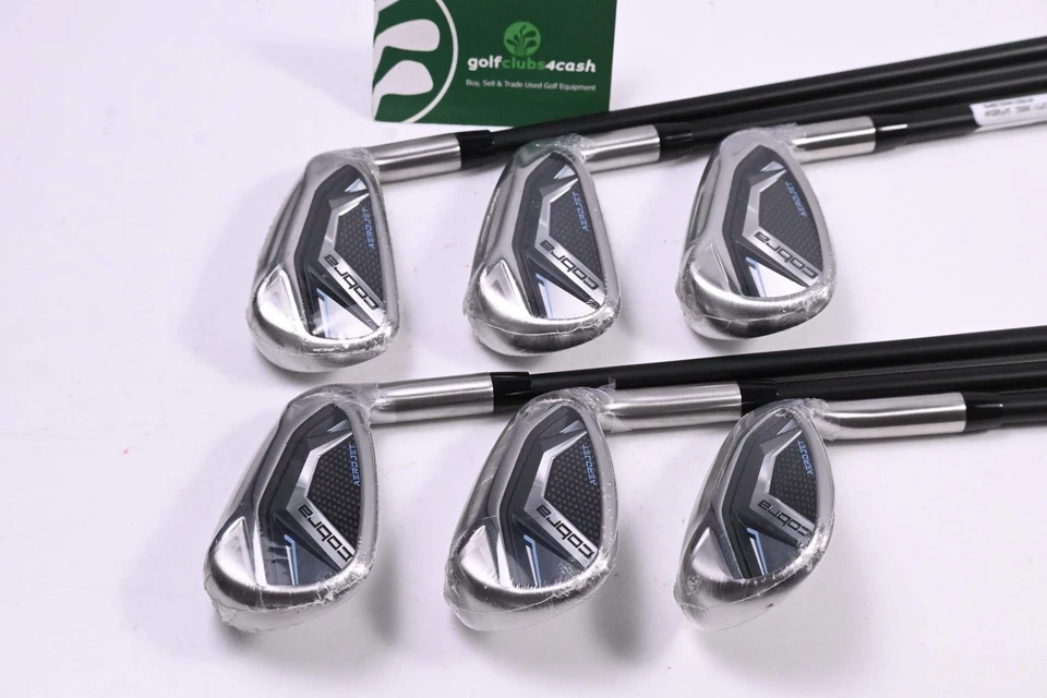 Ladies Cobra Aerojet Irons / 6-PW+SW / Ladies Flex KBS PGI 55 Shafts - Image 2 of 4