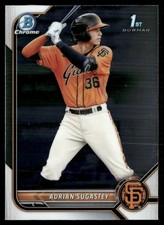 Adrian Sugastey 2022 Bowman Chrome Prospect San Francisco Giants #BCP-19