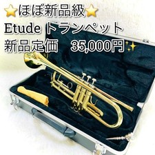 Etude trumpet in very good condition, with genuine case, almost unused, gold