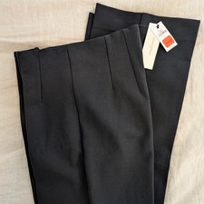 NWT Banana Republic Ponte Pants SMALL Black Straight Ultra High Rise Pull-On