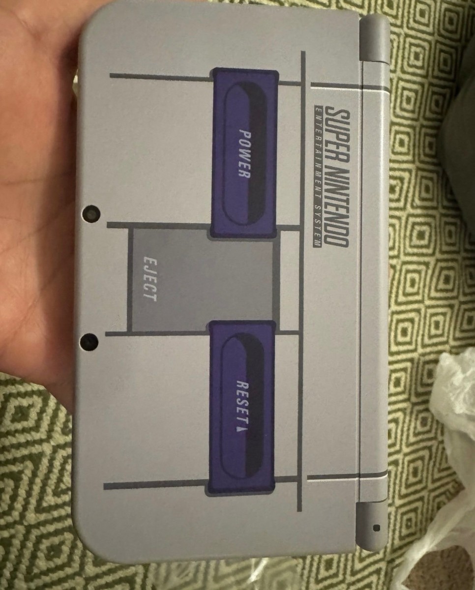 New Nintendo 3DS XL Super Nintendo Edition | eBay