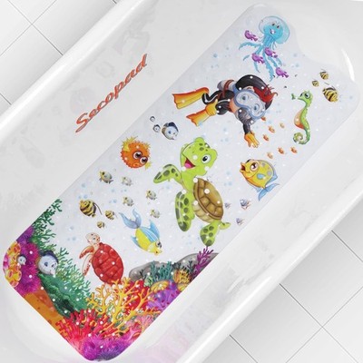 Antirutschmatte Badewanne Baby, 100x40 cm Badewannenmatte rutschfest Kinder, ...