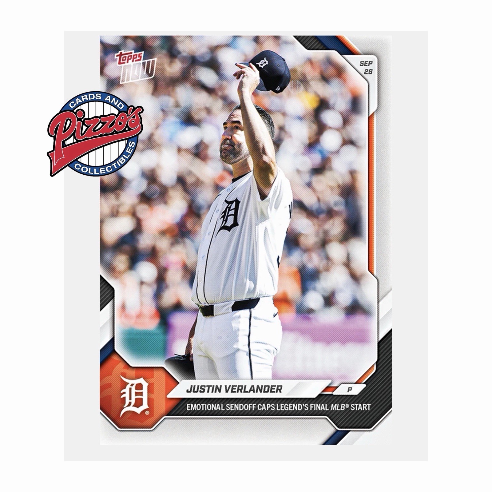 Justin Verlander Final Start 2026 MLB Topps NOW Card 726 Presale