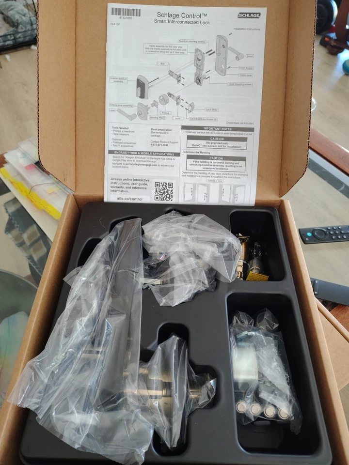 Cerradura interconectada inteligente Schlage FE410F Foto 3 de 4
