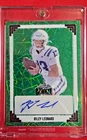 Riley Leonard - 1/1 - ROOKIE AUTO - 2024 Leaf Metal Green Velocity #91A-RL1
