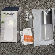 Automatic Foaming Soap Dispenser, Rechargeable, Touchless Foam Soap Dispenser...