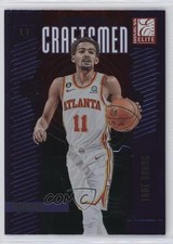2023-24 Donruss Elite Craftsmen Red & Green International Trae Young #7 07qd