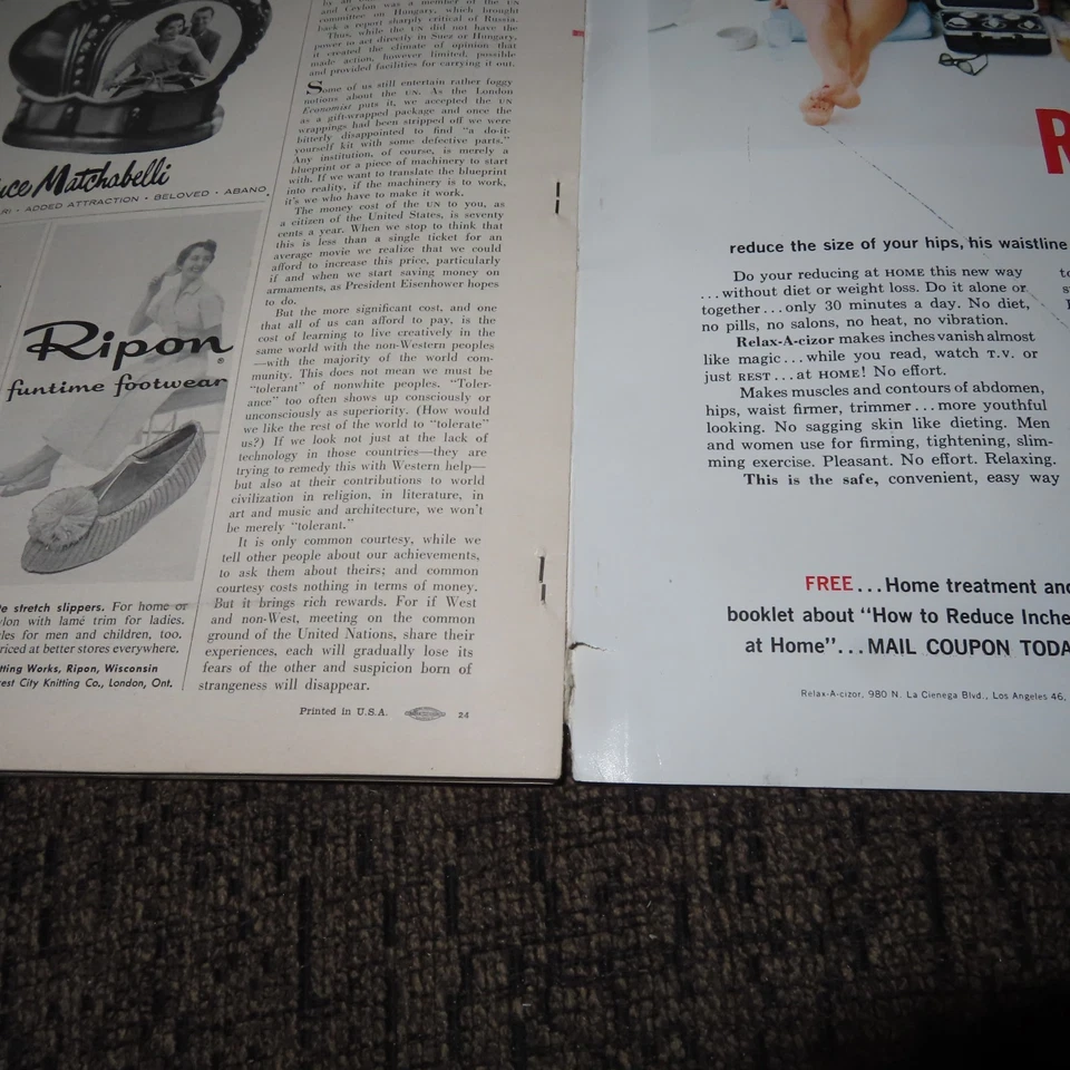 Mademoiselle career issue women October Oct 1957 166 pages great vintage ads Foto 4 de 4