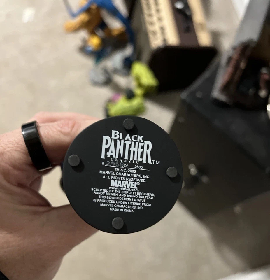 Black Panther Marvel Mini Busto Estatua Bowen Designs T Challa Versión Clásica Foto 2 de 2
