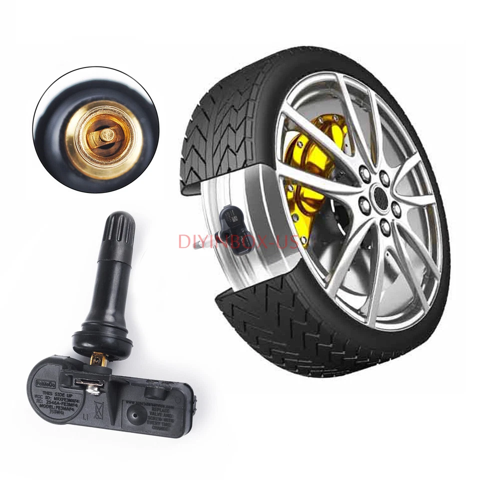 4 pcs OEM TPMS For Ford Motorcraft DE8T-1A180-AA Genuine Tire Pressure Sensor US - Изображение 4 из 4