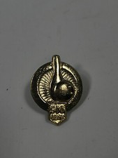 Vintage 500 Club Bowling Lapel Pin Award Lapel Hat Tie GUC Brass Small Gold Tone