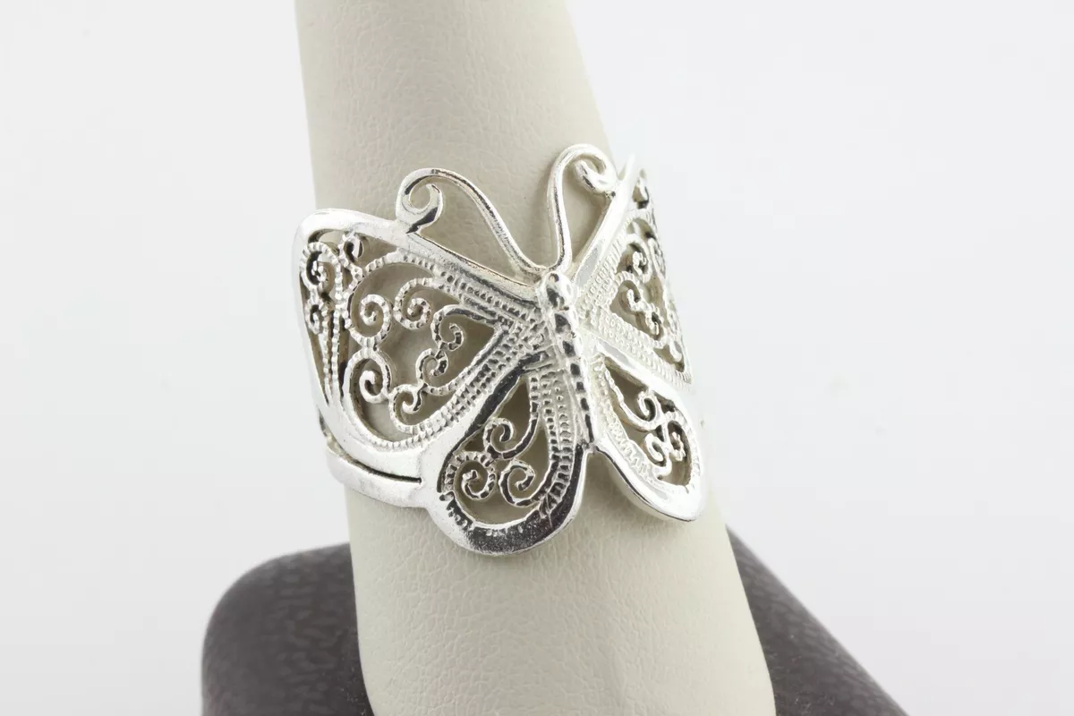 Filigree 2024 butterfly ring