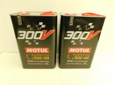 13,89 /l Motul 300V Competition SAE 5W - 40  2 x 5 Ltr  racing oil for cars  