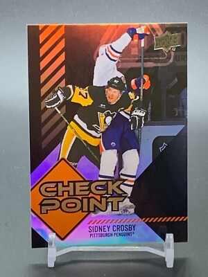 2024-25 Upper Deck Series 1 Check Point Black CP-14 SIDNEY CROSBY Penguins