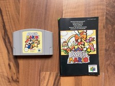 Thumbnail of ebay&reg; auction 116114433248 | N64 Paper Mario Modul (DE/EN) m. !!!Anleitung!!! neuwertig, voll funktionsfähig