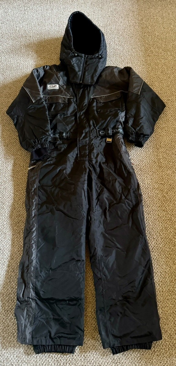 Coldwave Insulated Snowmobile Suit Mens L Black | eBay