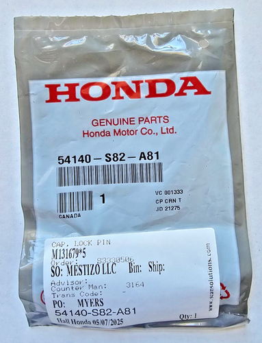54140-S82-A81 OEM HONDA PERILLA DE CAMBIO AUTOMÁTICO TAPA PIN DE BLOQUEO 03-05 ACUERDO - Imagen 2 de 2