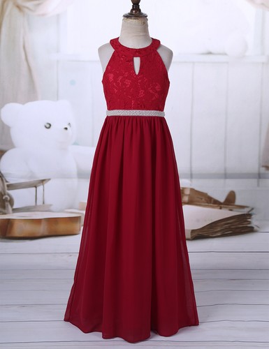 Flower Girls Princess Dress Formal Wedding Bridesmaid Birthday Party Prom Gown - Picture 75 of 81