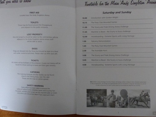 The Wiltshire Game & Country Fair Programme (2016) - 40 pages - A3 size - Picture 2 of 4
