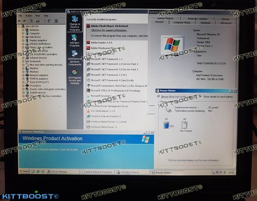 Retro Vintage IBM ThinkPad 507E Ultrabase 2644 Pentium 3 III 500Mhz 192MB RAM - Picture 3 of 16