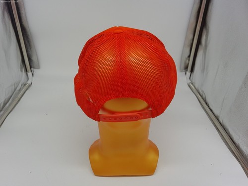 Vintage Youngan Trucker Hat Cap Tennessee Blaze Orange Foam Mesh Trucker Hunting - Picture 4 of 7