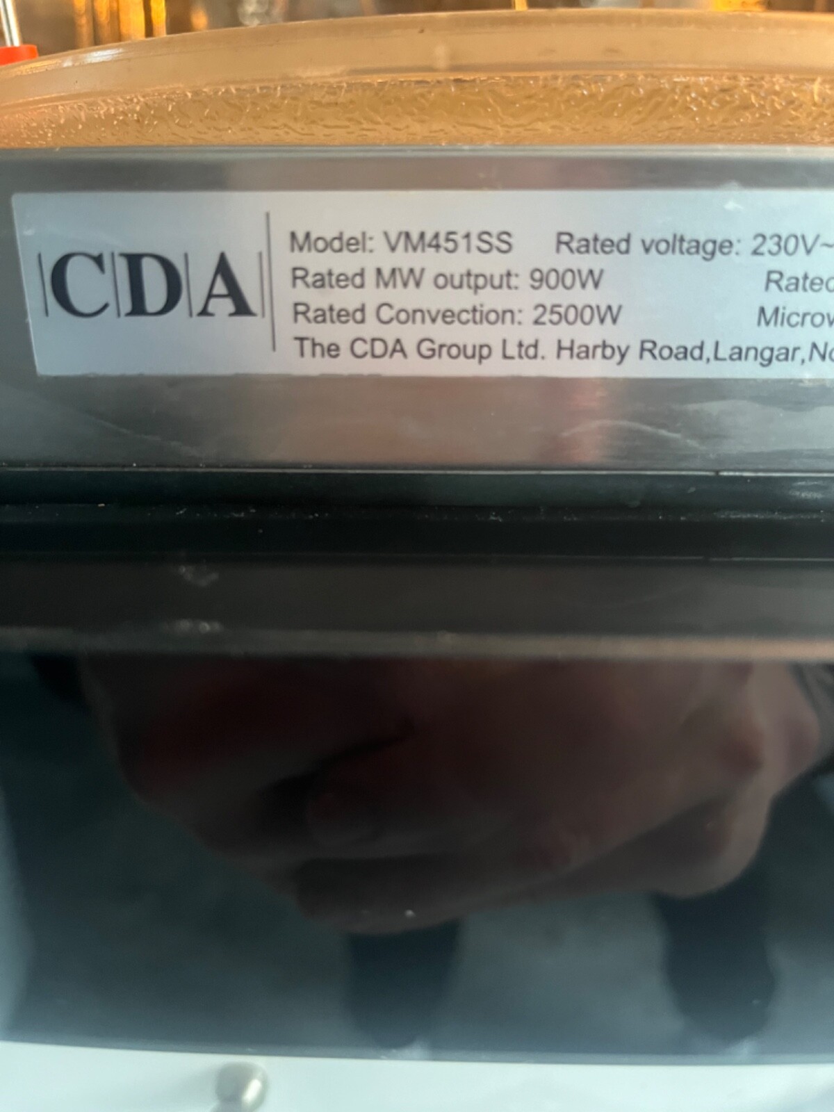 CDA VM452SS 25L Built in Microwave Grill and Convection Oven