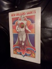 1968 FLEER BIG SIGNS NEW ORLEANS SAINTS SIGN 8X10 ORIGINAL
