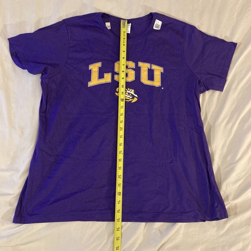LSU Tigers Women’s 2XL Purple T-Shirt Louisiana State University Top - Picture 9 of 12