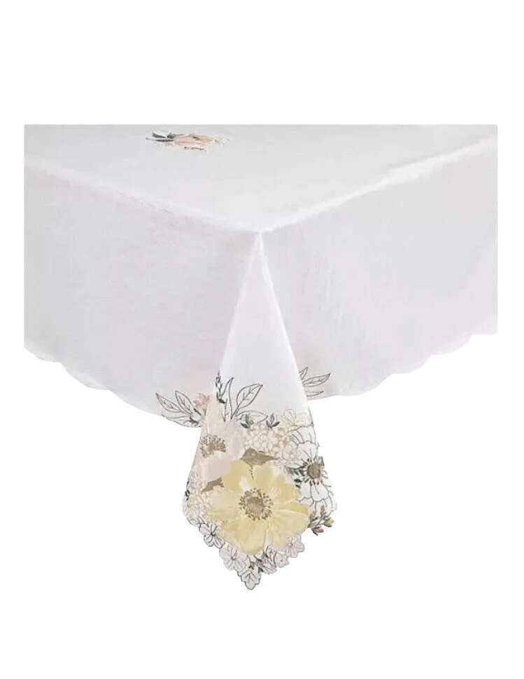 Floral Oval Tablecloths
