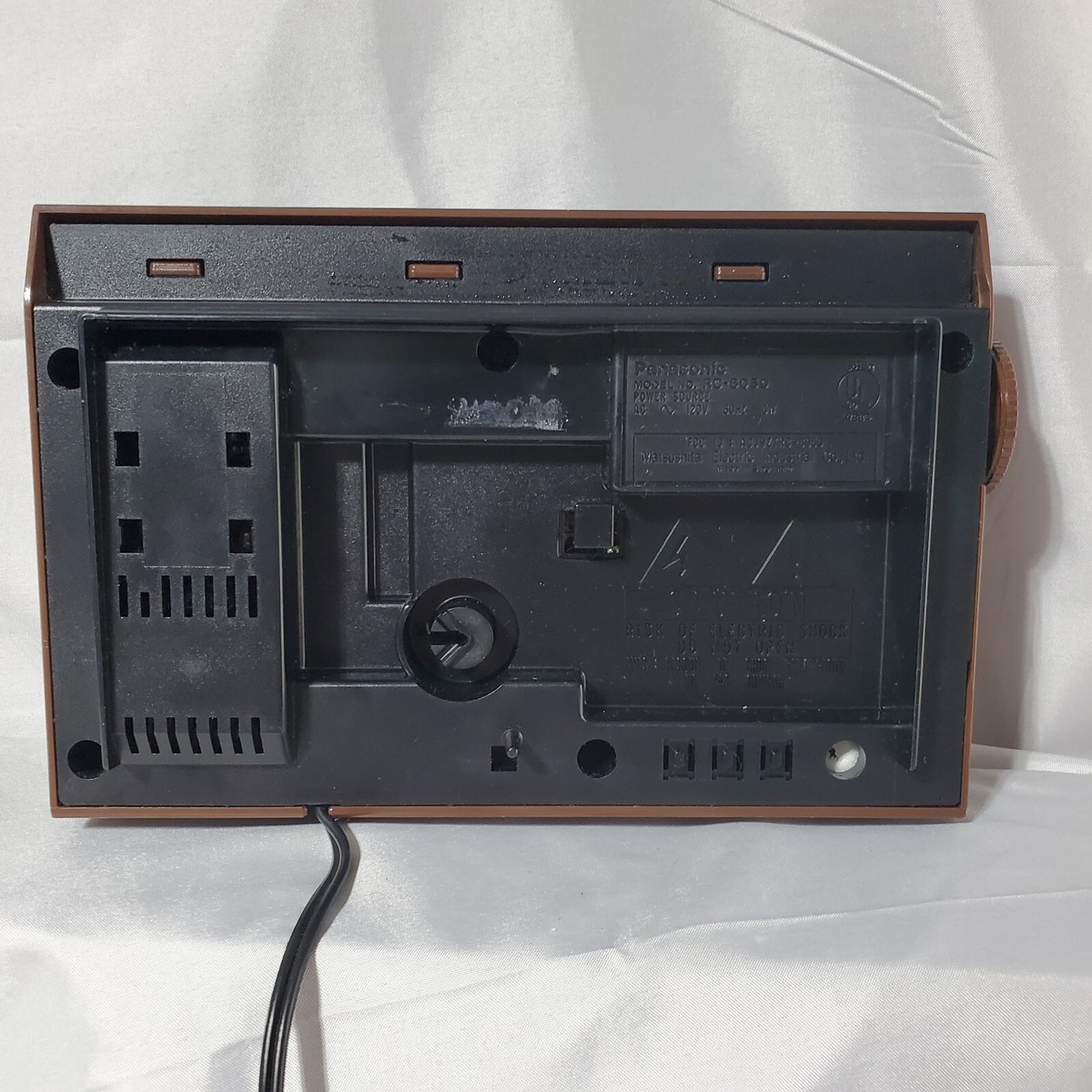Vintage Panasonic AM/FM Alarm Clock Radio RC-6050 Tested Works | eBay