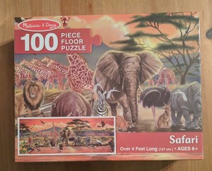 melissa and doug safari floor puzzle