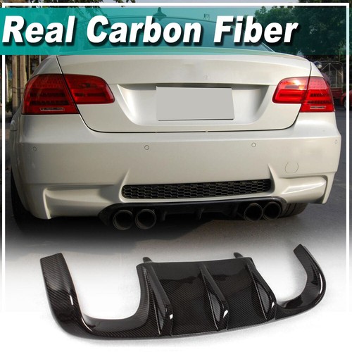 Fit For 2008-2013 BMW M3 E92 E93 Coupe Real Carbon Fibe Rear Bumper ...