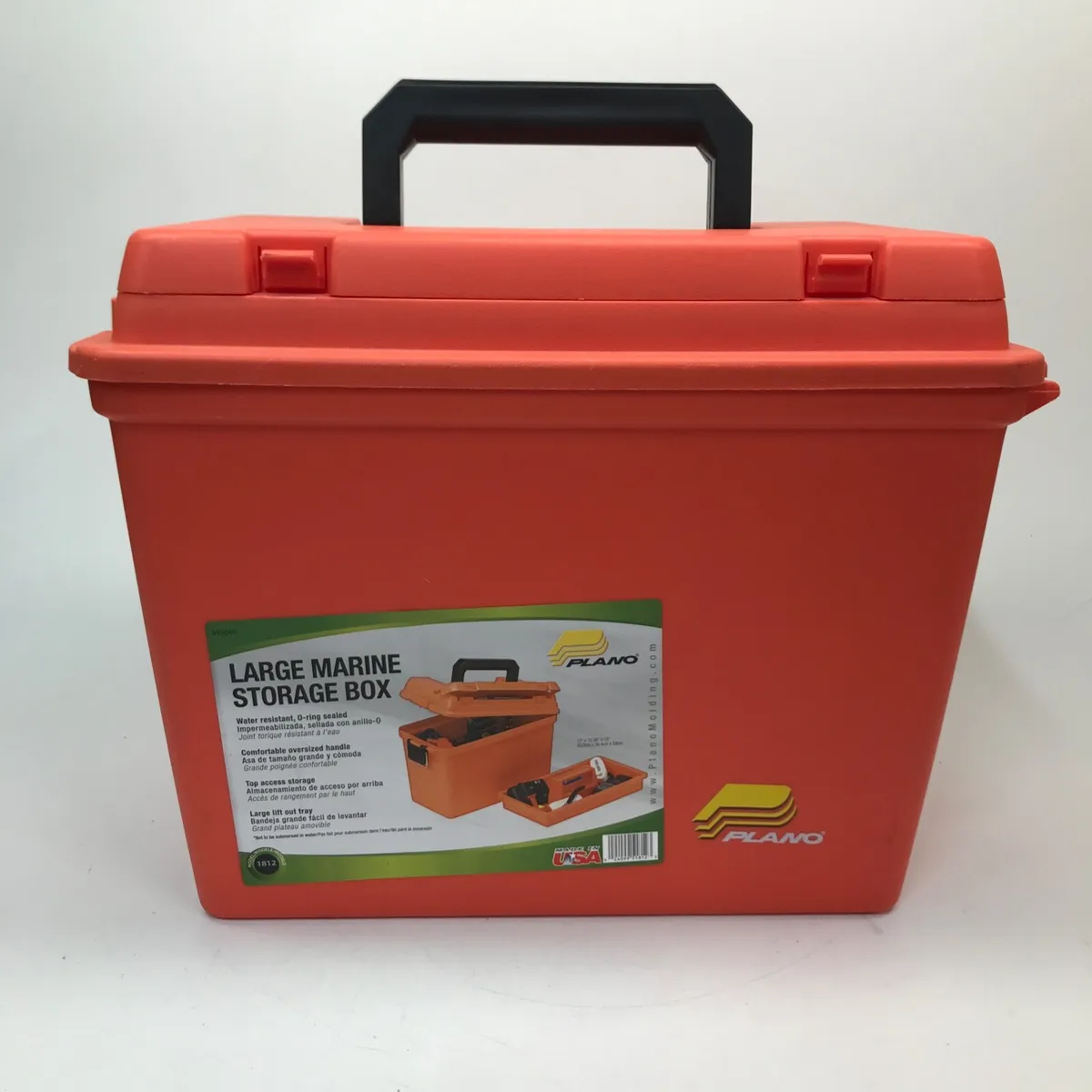 Plano Extra Large Dry Storage Box with Tray Pre Owned