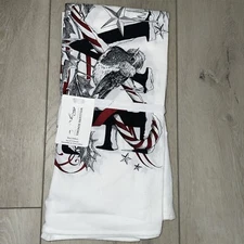 Williams Sonoma Rory Dobner Love Christmas Holiday Towel Set Of 2 NEW