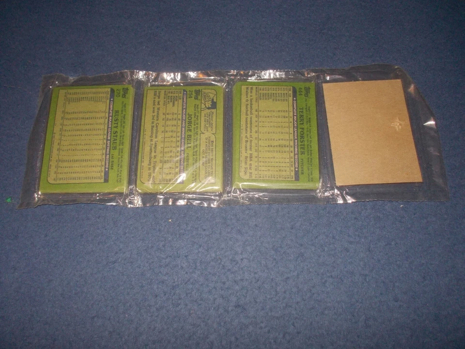 1982 Topps Rack Pack Kent Hrbek novato superior posible Cal Ripken Jr. tarjeta de novato? Foto 2 de 2