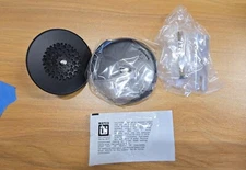 Watco Manufacturing Universal Nufit Push Pull Trim Kit Silicone Matte Black Grid