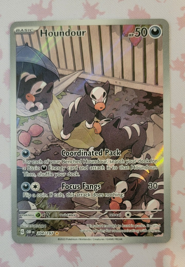 Houndour 204/197 Obsidian Flames (NM)
