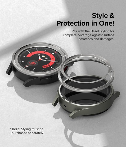 For Samsung Galaxy Watch 5 Pro 45mm Case | Ringke Inner Bezel Styling Ring Cover - Picture 6 of 49