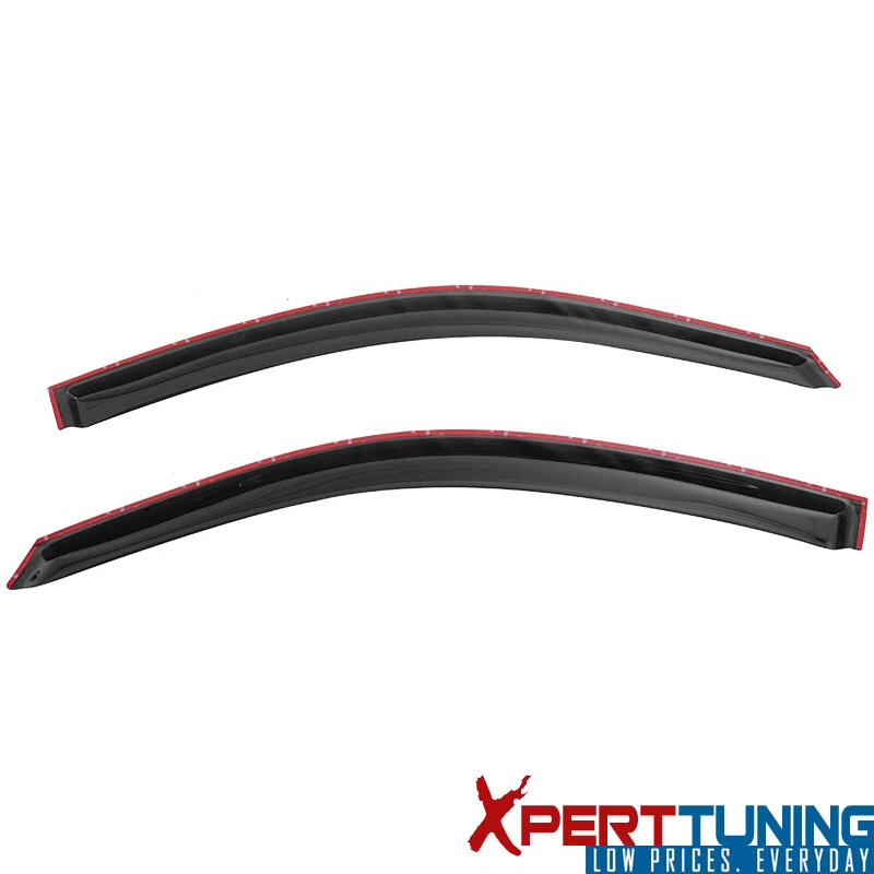 Compatível com 08-12 Honda Accord 2 portas cupê viseiras de janela protetores de chuva conjunto de 2 peças acrílico - Imagem 4 de 4