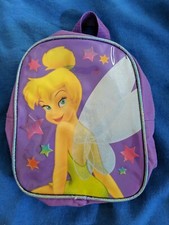 Disney Fairies Small Backpack for Toddlers Tinkerbell Purple Clean Lightweight
